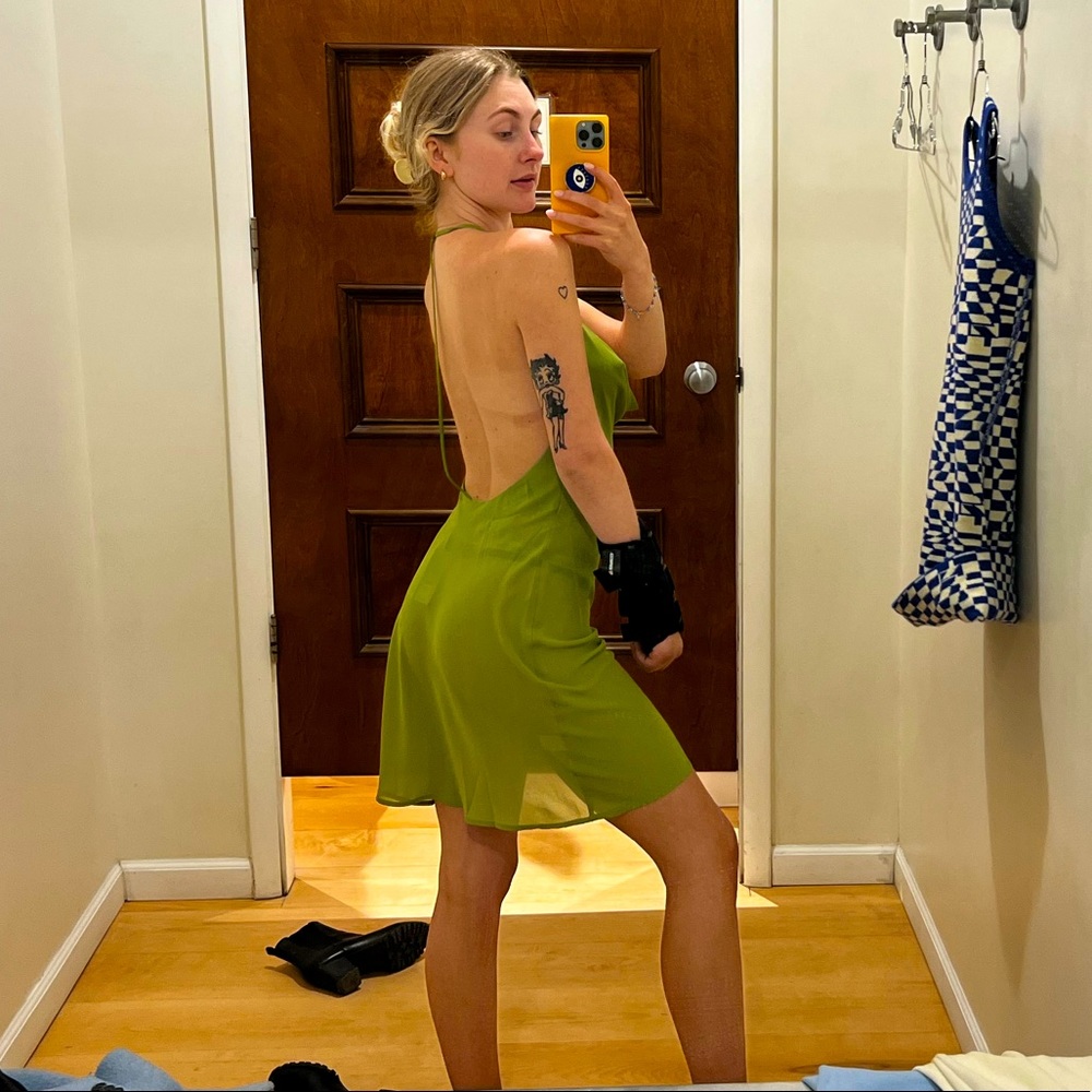 PUKE green dress
